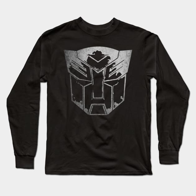 Battle Damage Autobot Long Sleeve T-Shirt by Vitalitee